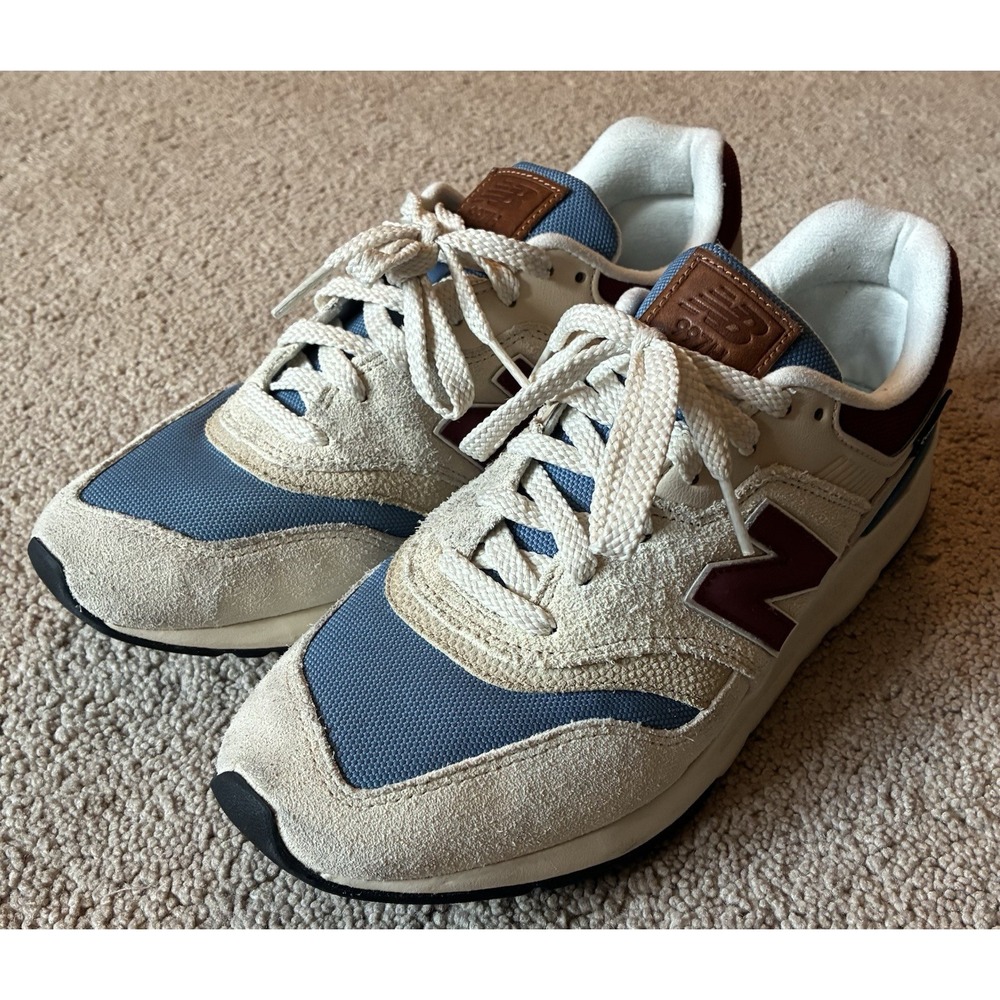 NEW BALANCE CM997HNL LACE OXFOBEIGE BLUE - MENS Taupe 8.5
